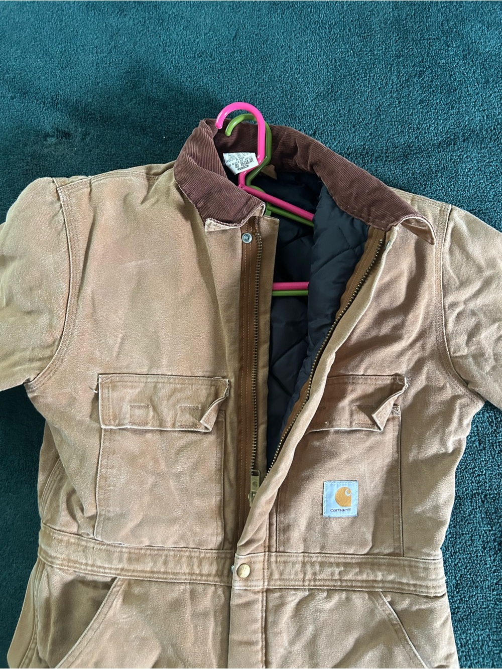 Carhartt Tan Insulated One-Piece Work Coverall. Make me an offer!!!